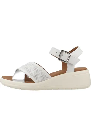 Geox Sko, Dame, Hvid, 39 EU, Meliconia Wedges