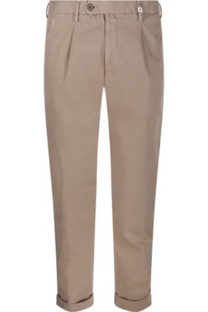 MYTHS Bukser, Herre, Brun, S, Bomuld, Brun Casual Bukser
