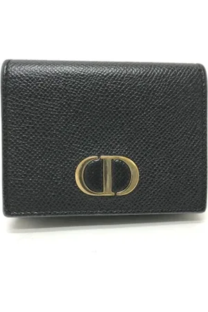 Dior Pre-owned, Dame, Sort, ONE SIZE, Uld, Pre-owned Laeder punge