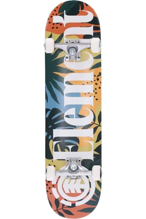 Element Sport, Herre, Flerfarvet, 5XL, Uld, Monstera Skateboard med All Over Screen Printing