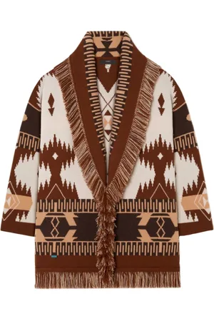 Alanui Strik, Dame, Brun, M, Beige Sweaters med Stil
