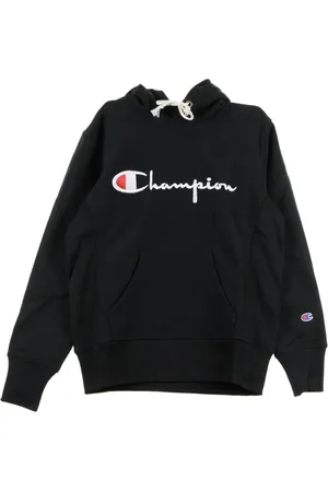 Champion Sweathshirts & Hoodies, Herre, Sort, L, Sort hættetrøje til mænd