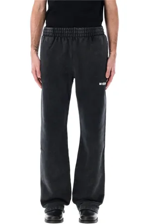 MISBHV Bukser, Herre, Sort, M, Bomuld, Sort Community Sweatpants med Grafisk Logo