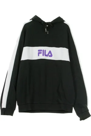 Fila Sweathshirts & Hoodies, Herre, Sort, XL, Letvægts Sort/Hvid Herre Hoodie