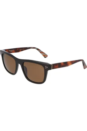 Etnia Barcelona Tilbehør, unisex, Brun, 53 MM, Farverige firkantede solbriller Connery Sun