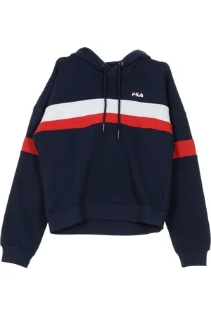 Fila Sweathshirts & Hoodies, Dame, Sort, L, Sort Cropped Hoodie til Kvinder