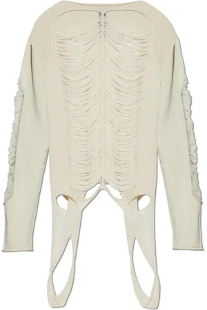 Rick Owens Strik, Herre, , M, Uld, Uld Sweater LS