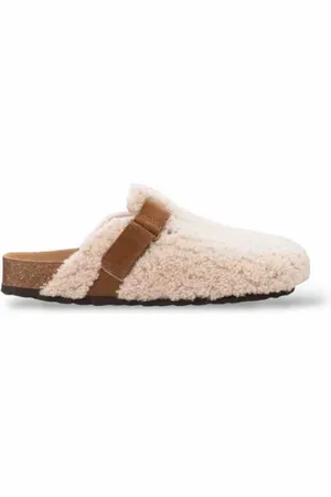 Shepherd Sko, Dame, Brun, 37 EU, Uld, Fluffy Fur Slippers