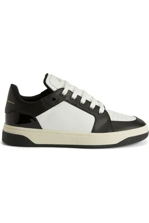 Giuseppe Zanotti Sko, Herre, Hvid, 40 EU, Læder, Hvid læder lav-top sneaker