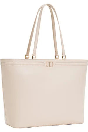 Twin-Set Taske, Dame, , ONE SIZE, Uld, Indkøbstaske med Lynlåslukning