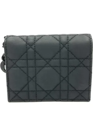Dior Pre-owned, Dame, Sort, ONE SIZE, Tyl, Pre-owned Laeder punge