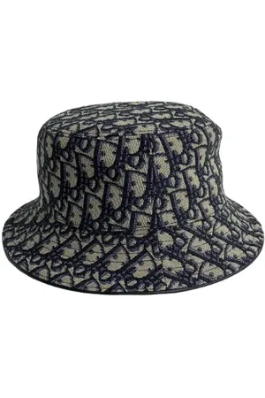 Dior Pre-owned, Dame, Sort, ONE SIZE, Bomuld, Pre-owned Bomuld hatte