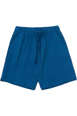 Universal Works Shorts, Herre, Blå, W32, Bomuld, Nippon Vaffel Navy Shorts
