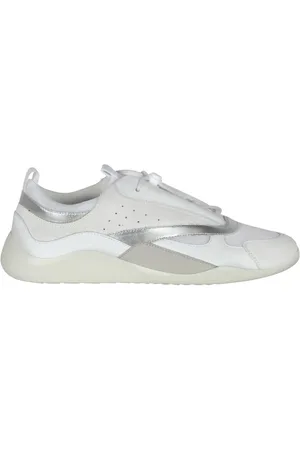 vic matiè Sko, Dame, Hvid, 38 EU, Læder, Læder- og ruskindssneakers med mesh