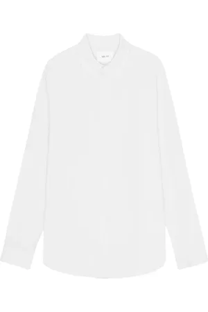 NN.07 Skjorte, Herre, Hvid, 2XL, Linned, Enzo Hvidt Linnedskjorte