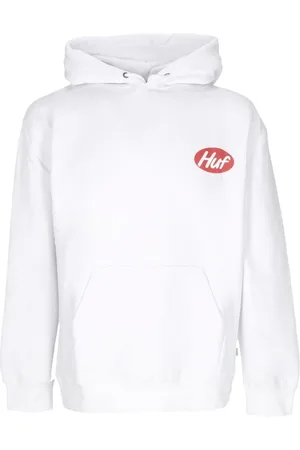 Huf Sweathshirts & Hoodies, Herre, Hvid, XL, Bomuld, Hvid Cereal Killer Hoodie Langærmet