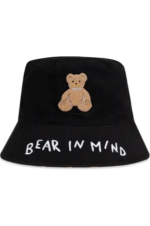 Palm Angels Tilbehør, Herre, Sort, ONE SIZE, Polyester, Hat med Logo