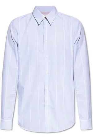 Paul Smith Skjorte, Herre, Blå, 2XL, Bomuld, Skjorte med stribet mønster