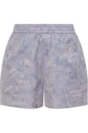 OFF-WHITE Shorts, Dame, Lilla, XS, Bomuld, Mønstrede Shorts
