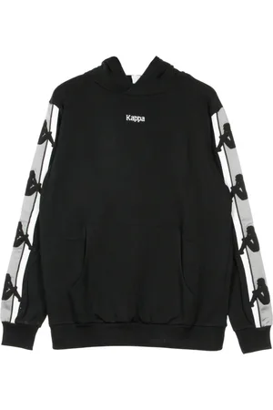 Kappa Sweathshirts & Hoodies, Herre, Sort, M, Sort/Grå Sølv Herre Hoodie