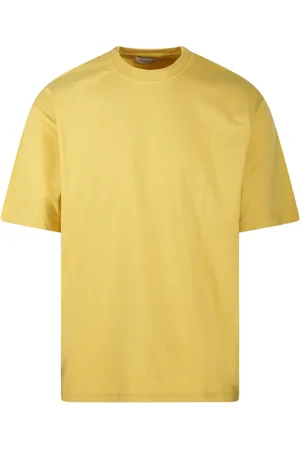 AMISH Top, Herre, Gul, S, Bomuld, Varm Gul T-shirt