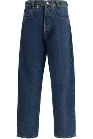 MAGLIANO Jeans, Herre, Blå, M, Klassiske Fem-Lomme Jeans med Lynlås Lukning