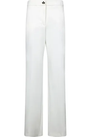 GENNY Bukser, Dame, Hvid, 2XS, Elegant højtaljede bukser