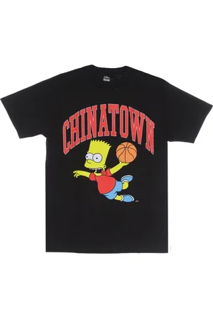 MARKET Top, Herre, Sort, M, Bomuld, The Simpsons Sort Tee Kort Ærme
