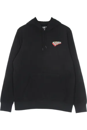 Element Sweathshirts & Hoodies, Herre, Sort, L, Bomuld, Sort hættetrøje med justerbar snøre