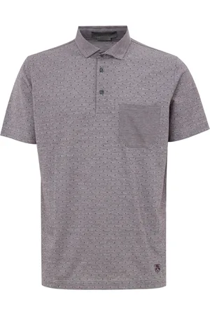 corneliani Top, Herre, Lilla, L, Bomuld, Lilla Polo med Kort Ærme og Lomme