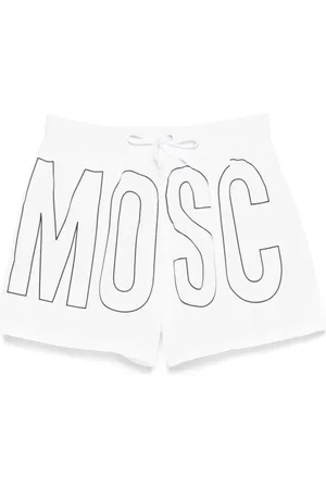 Moschino Badetøj, Herre, Hvid, S, Polyester, Hvidt badetøj til mænd Ss25