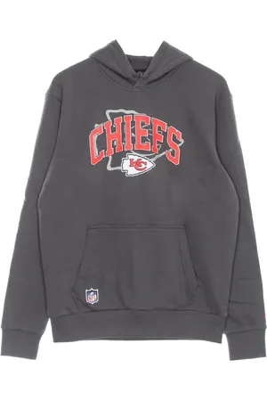 New Era Sweathshirts & Hoodies, Herre, Grå, XL, Bomuld, Kansas City Chiefs Hættetrøje