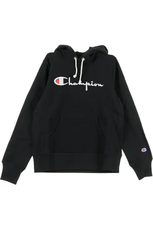 Champion Sweathshirts & Hoodies, Dame, Sort, S, Sort hættetrøje til kvinder