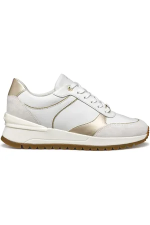 Geox Sko, Dame, Hvid, 36 EU, Uld, Lysbrun Avenue Mix Sko