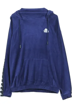 Kappa Sweathshirts & Hoodies, Dame, Blå, M, Blå Greystone/Sort Dame Hoodie