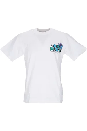 MARKET Top, Herre, Hvid, M, Bomuld, Eksotisk Automobil Print Hvid Tee