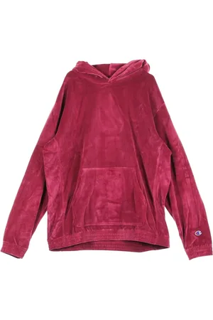 Champion Sweathshirts & Hoodies, Herre, Rød, L, Burgundy hættetrøje til mænd