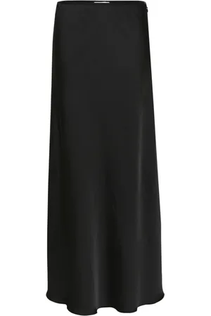 Karen by Simonsen Nederdel, Dame, Sort, L, Polyester, Elastik Talje Nederdel Meteorite