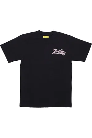 MARKET Top, Herre, Sort, S, Bomuld, Sort Rose Herre T-Shirt Crew Neck