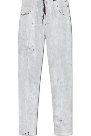 Dsquared2 Jeans, Herre, Hvid, S, Bomuld, Jeans Skater