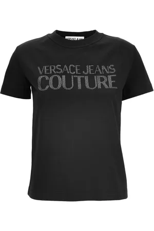 VERSACE Top, Dame, Sort, S, Bomuld, Sort T-shirt og Polo Combo
