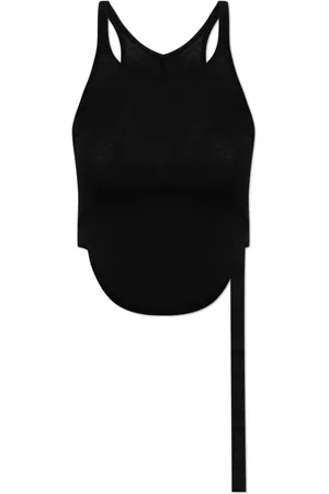 Rick Owens Top, Dame, Sort, M, Bomuld, Crop Top