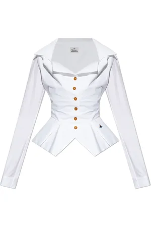 Vivienne Westwood Bluser & Skjorter, Dame, Hvid, S, Bomuld, Skjorte Mandag