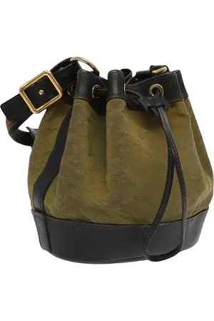 LOUIS VUITTON Pre-owned, Dame, Grøn, ONE SIZE, Uld, Pre-owned Canvas totes