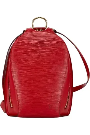 LOUIS VUITTON Pre-owned, Dame, Rød, ONE SIZE, Uld, Pre-owned Laeder rygsaekke