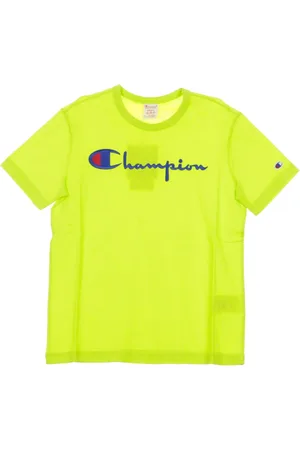 Champion Top, Herre, Grøn, S, Fluo Crewneck Tee