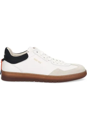 Barracuda Sko, Herre, Hvid, 43 EU, Læder, Hvide Sneakers, Behagelige og alsidige