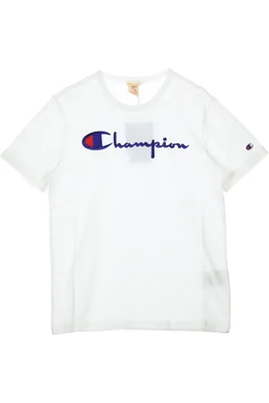 Champion Top, Herre, Hvid, L, Hvid Crewneck Tee til Mænd