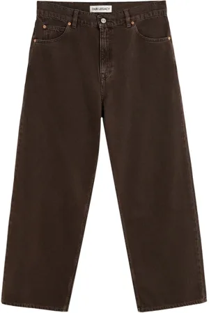 OUR LEGACY Jeans, Herre, Brun, W31, Denim, Vast Cut Denim Jeans