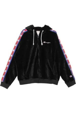 Champion Sweathshirts & Hoodies, Dame, Sort, L, Sort Zip-Up Hættetrøje Sweatshirt